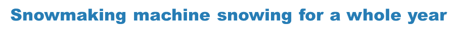 artificial snowmaker machine